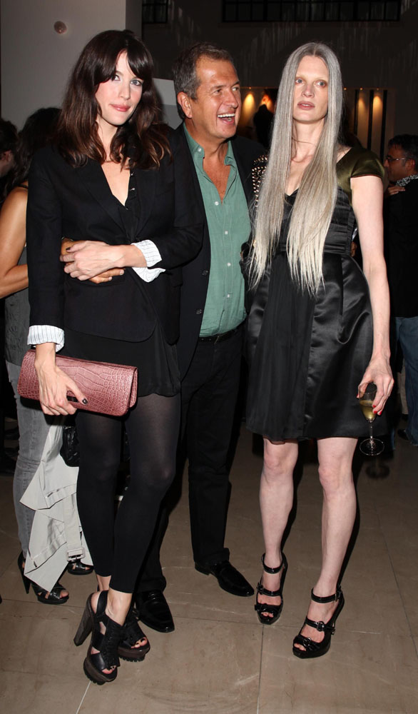 with Mario Testino and Kristen McMenamy