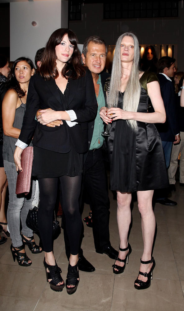 with Mario Testino and Kristen McMenamy