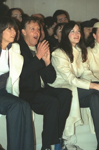 with Paul McCartney and Chrissie Hynde