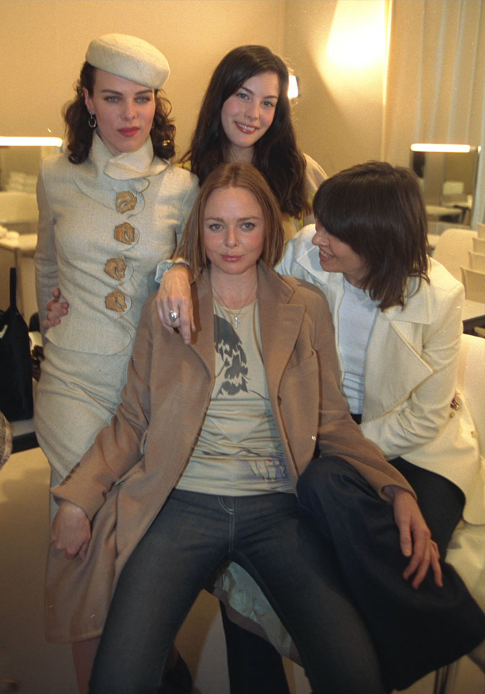 with Debi Mazar, Stella McCartney and Chrissie Hynde