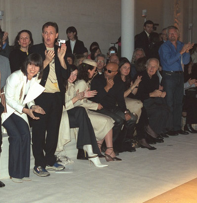 with Paul McCartney, Chrissie Hynde and Debi Mazar
