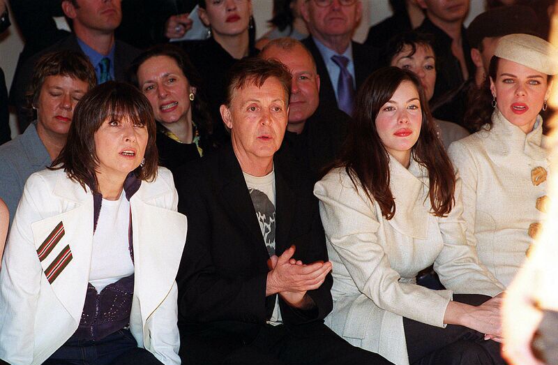 with Paul McCartney and Debi Mazar