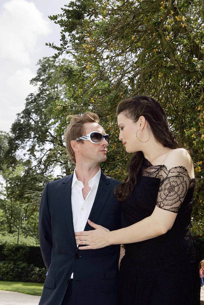 with husband - Royston Langdon
