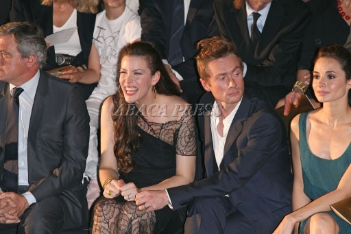 with husband Royston Langdon and Mia Maestro