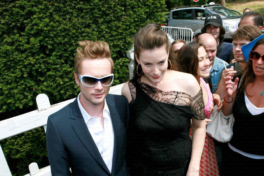 with husband - Royston Langdon