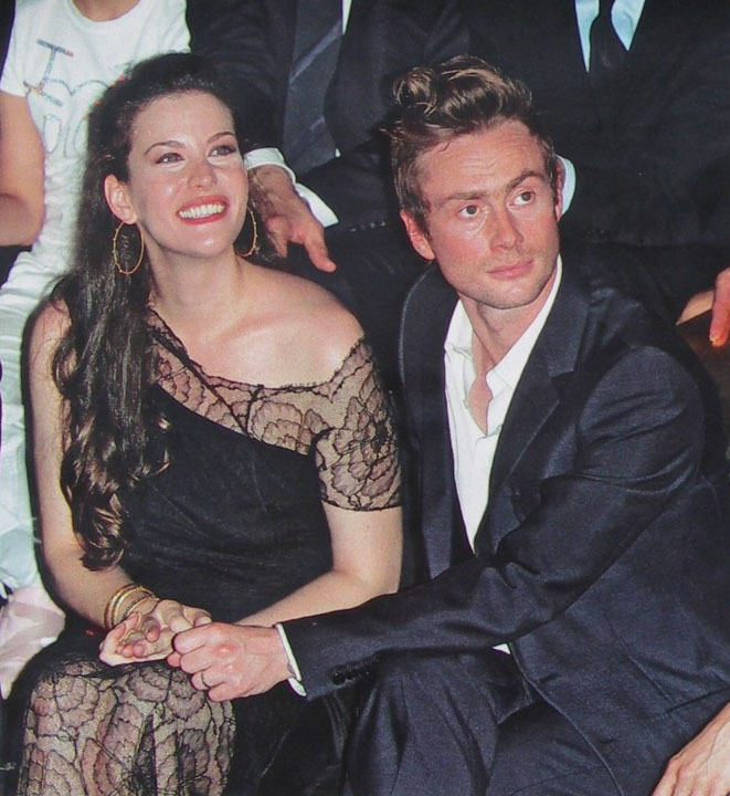 with husband - Royston Langdon