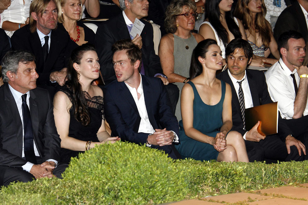 with Sidney Toledano, husband Royston Langdon and Mia Maestro