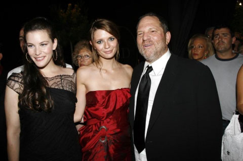 with Mischa Barton and Harvery Weinstein