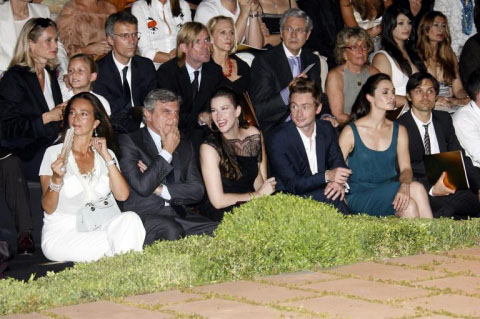 with Sidney Toledano, husband Royston Langdon and Mia Maestro