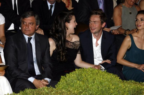with husband - Royston Langdon