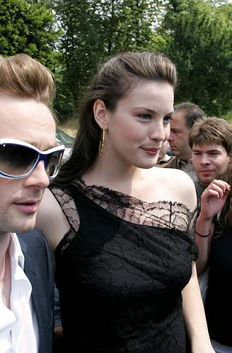 with husband - Royston Langdon