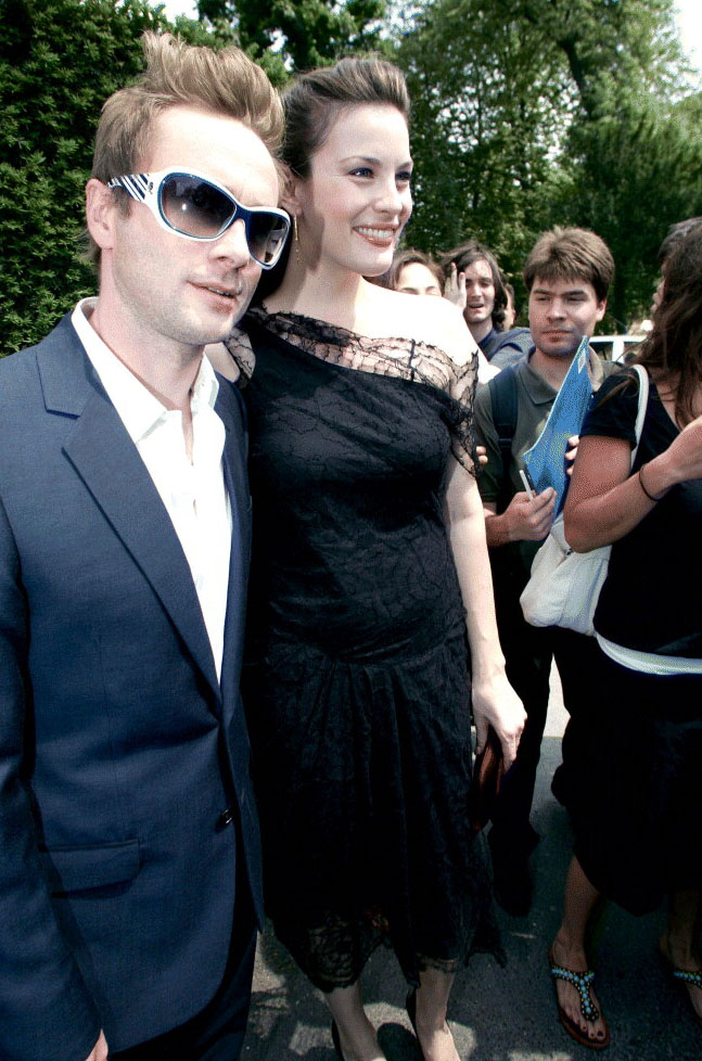 with husband - Royston Langdon