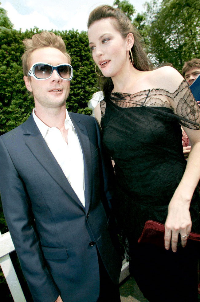 with husband - Royston Langdon