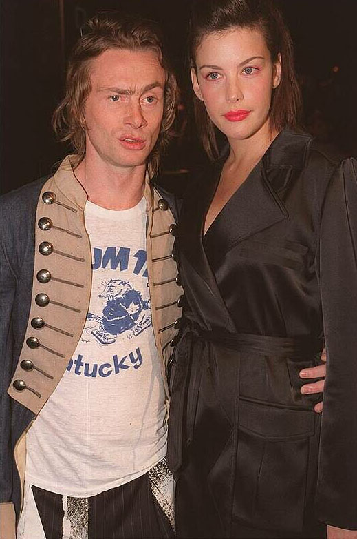 with boyfriend - Royston Langdon, January 2001