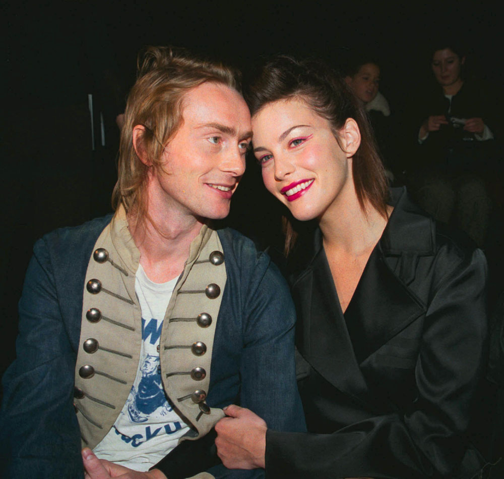 with boyfriend - Royston Langdon, January 2001