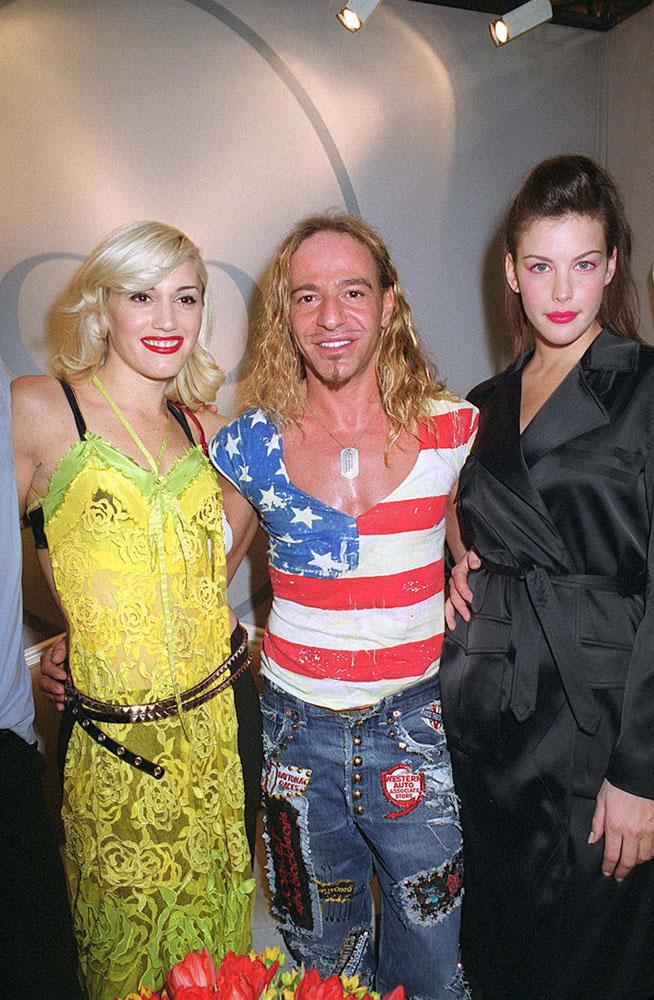 with Gwen Stefani and John Galliano