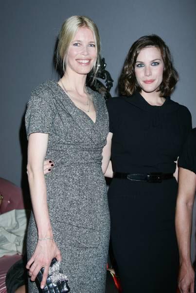 with Claudia Schiffer