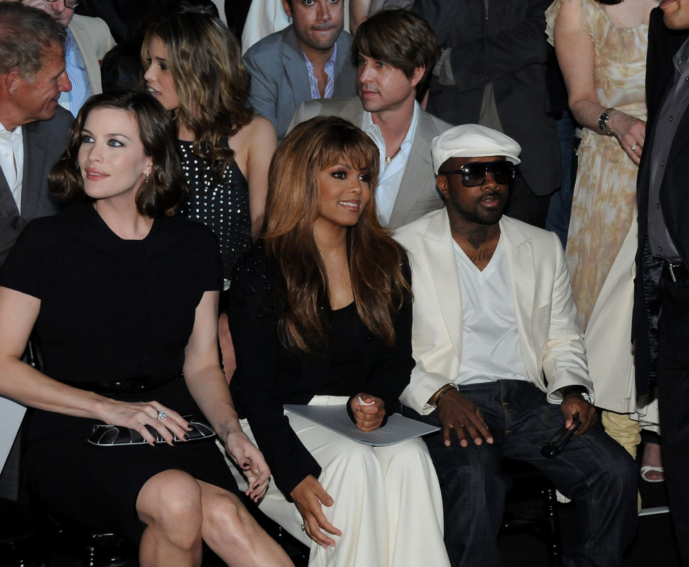 with sister Chelsea Tyler, Janet Jackson and Jermaine Dupri 