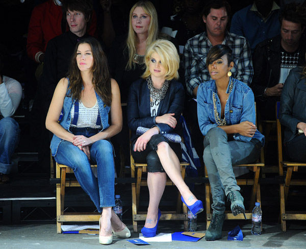 with Jim Wallerstein, mom Bebe Buell, Kelly Osborne and Kelly Rowland