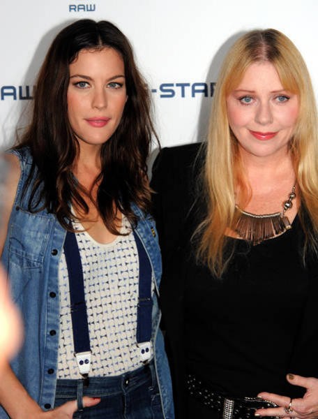 with mom - Bebe Buell