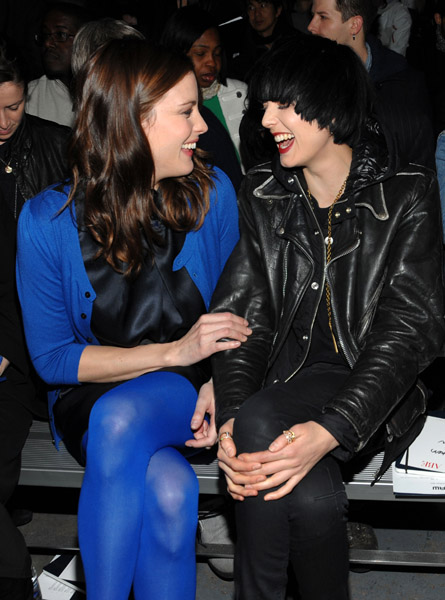 with Agyness Deyn