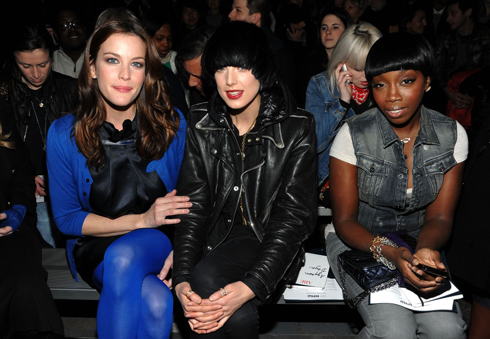 with Agyness Deyn and Estelle