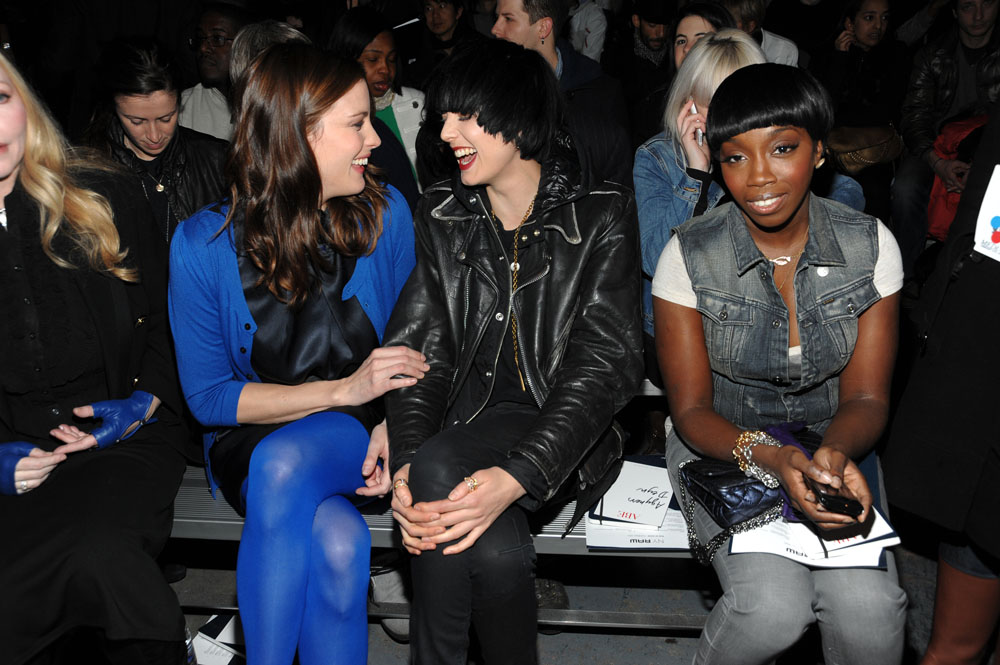 with Agyness Deyn and Estelle