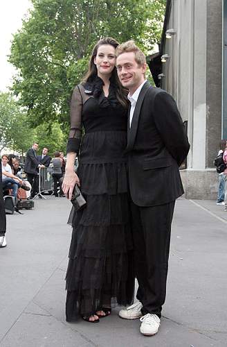 with husband - Royston Langdon