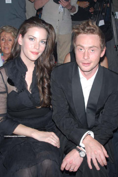 with husband - Royston Langdon