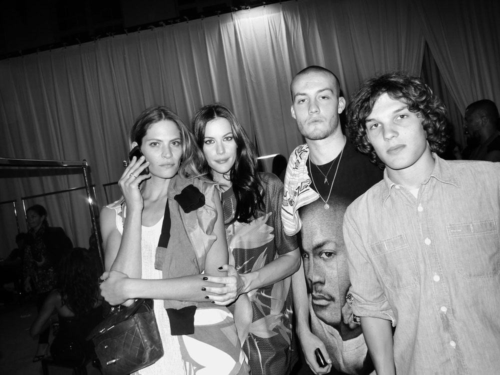 with Frankie Rayder and Theo Wenner