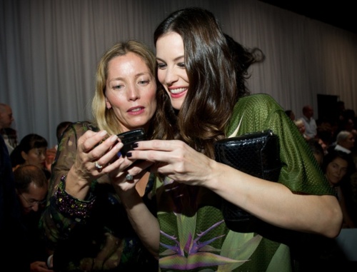 with Lucie De La Falaise