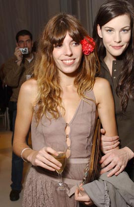 with Lou Doillon