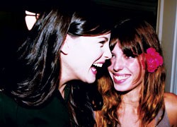 with Lou Doillon
