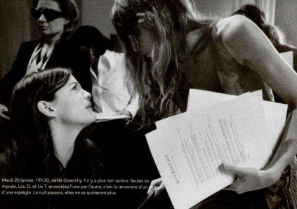 with Lou Doillon