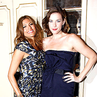 with Eva Mendes
