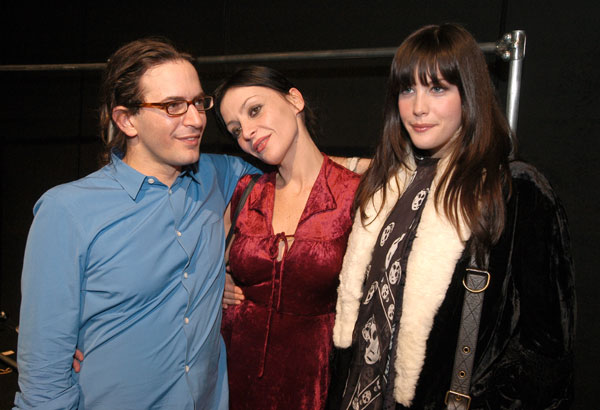 with Marc Jacobs and Pearl Lowe
