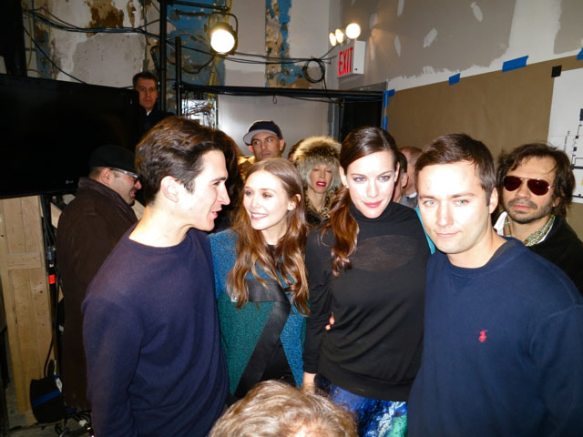 with Lazaro Hernandez, Elizabeth Olsen and Jack McCollough