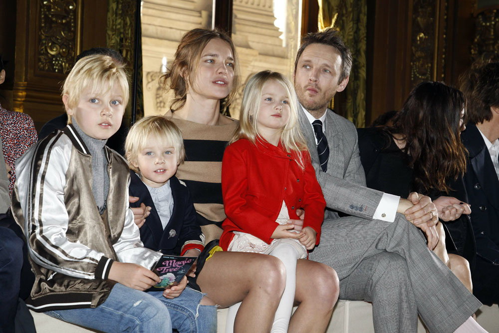with Natalia Vodianova and Alasdhair Willis