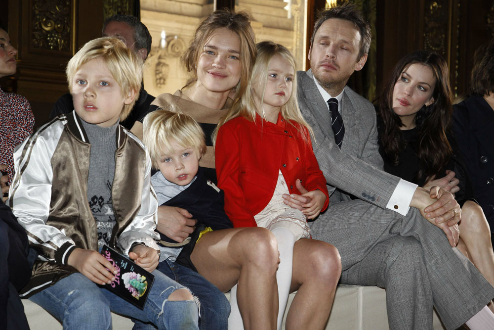with Natalia Vodianova and Alasdhair Willis