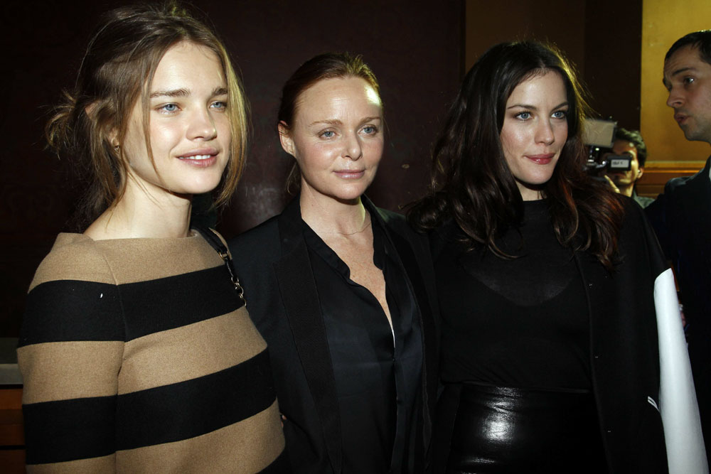with Natalia Vodianova and Stella Mccartney