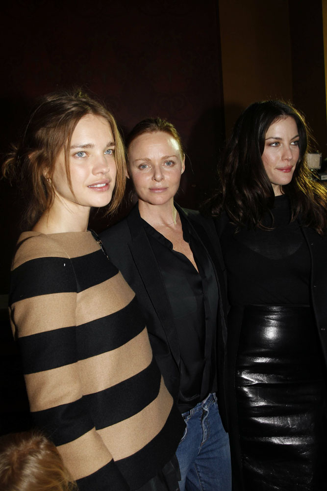 with Natalia Vodianova and Stella Mccartney