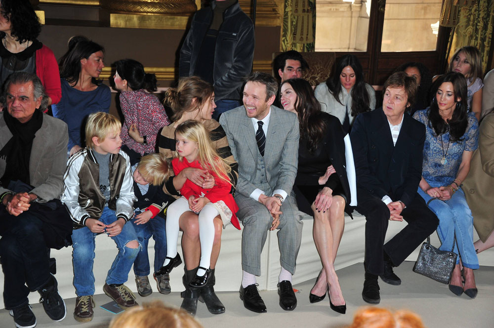 with Patrick Demarchelier, Natalia Vodianova, Alasdhair Willis, Paul McCartney and Nancy Shevell