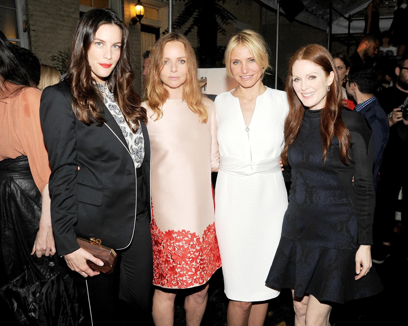 with Stella McCartney, Cameron Diaz and Julianne Moore