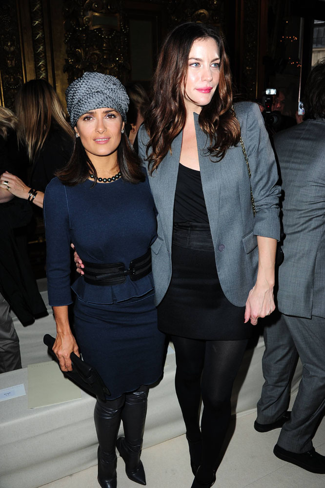 with Salma Hayek