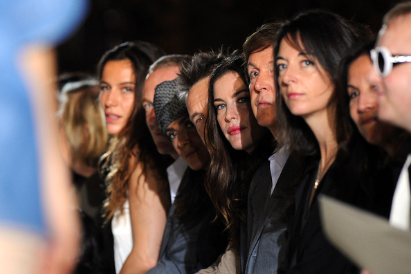 with Salma Hayek, Alasdhair Willis, Paul McCartney, Nancy Shevell and Mary McCartney