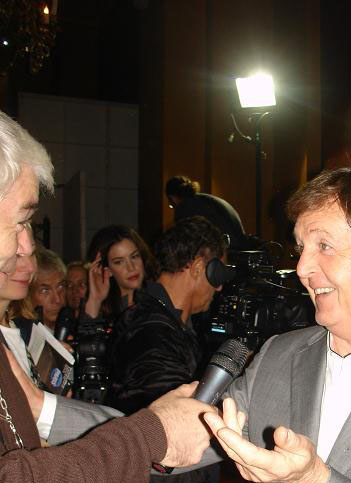 with Paul McCartney