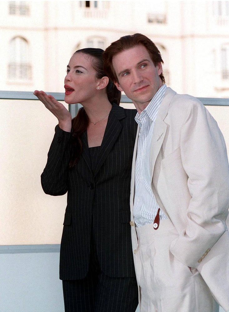 with Ralph Fiennes - at Cannes 1998