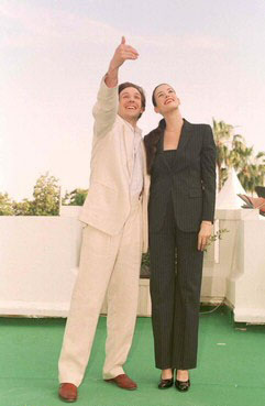 with Ralph Fiennes