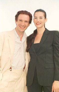 with Ralph Fiennes