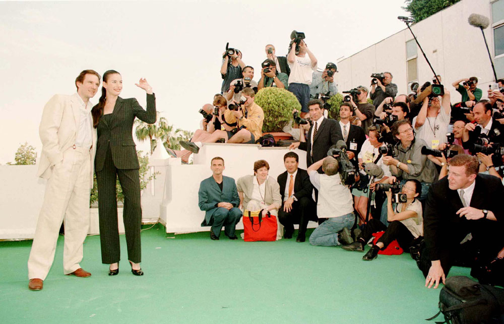 with Ralph Fiennes
